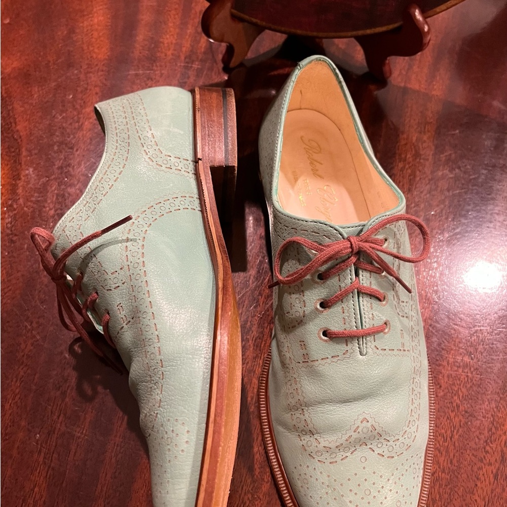 SALE! Robert Clergerie Women's JILIC Turquoise Leather Size 6 Designer Paris - Picture 5 of 10